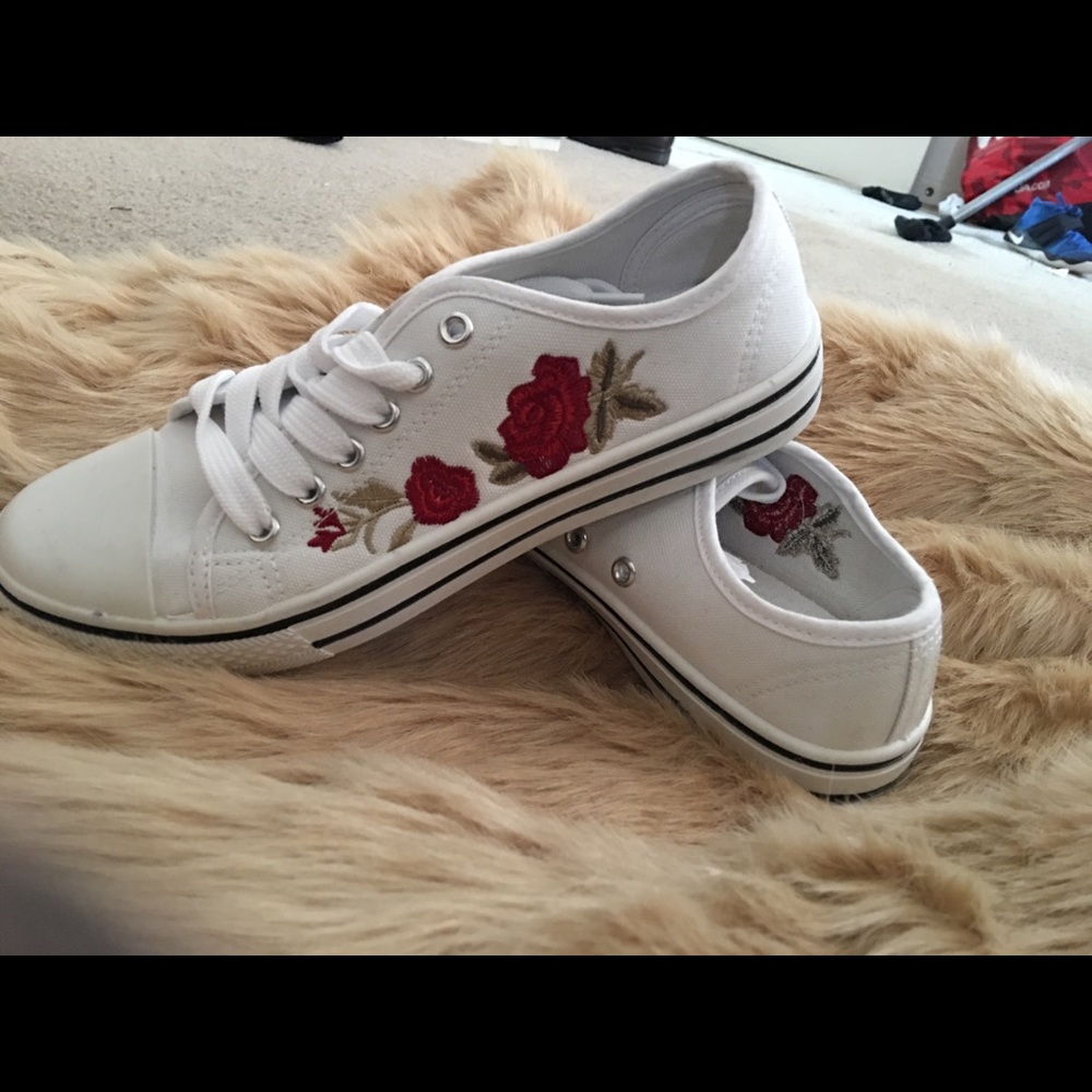Embroidered sneakers